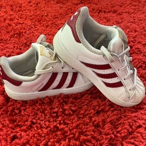 Toddler adidas superstar sneakers size 8k